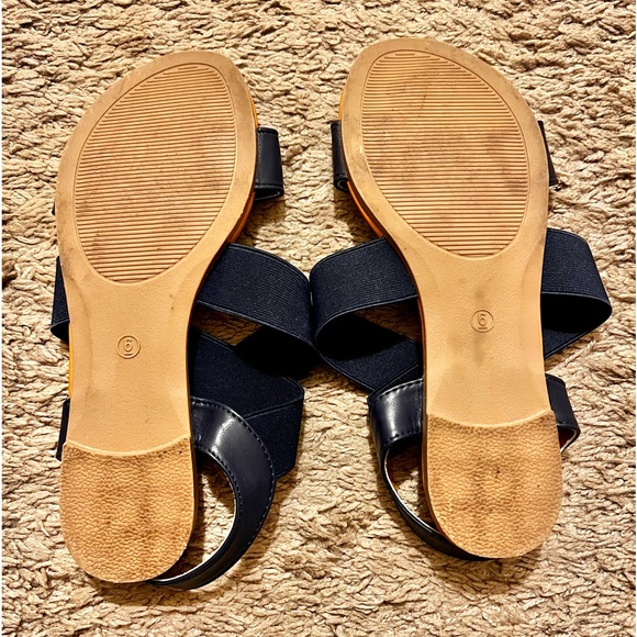 Womens Elastic strappy sandals - Picture 3 of 4